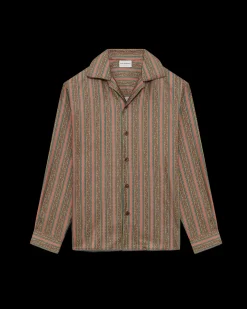 La Chemise Rayure Fleuries