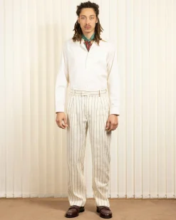 Le Pantalon Golfeur Rayures