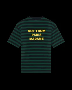 Le T-Shirt Slogan Rayé